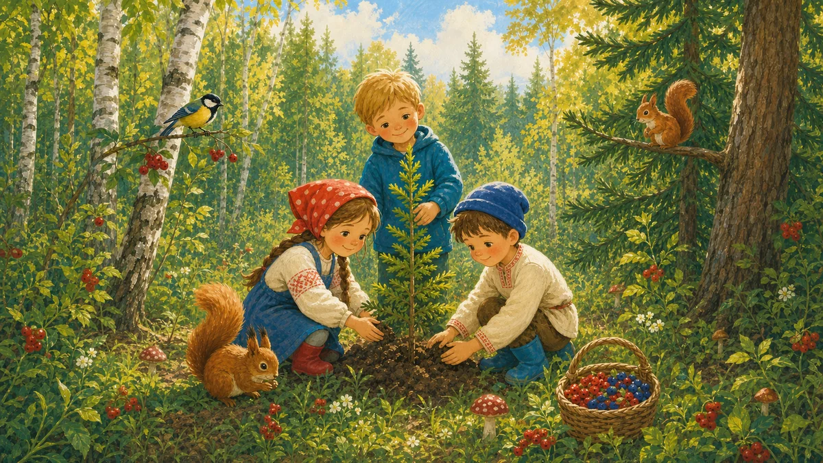 Афиша конкурса «Лес — наше богатство»